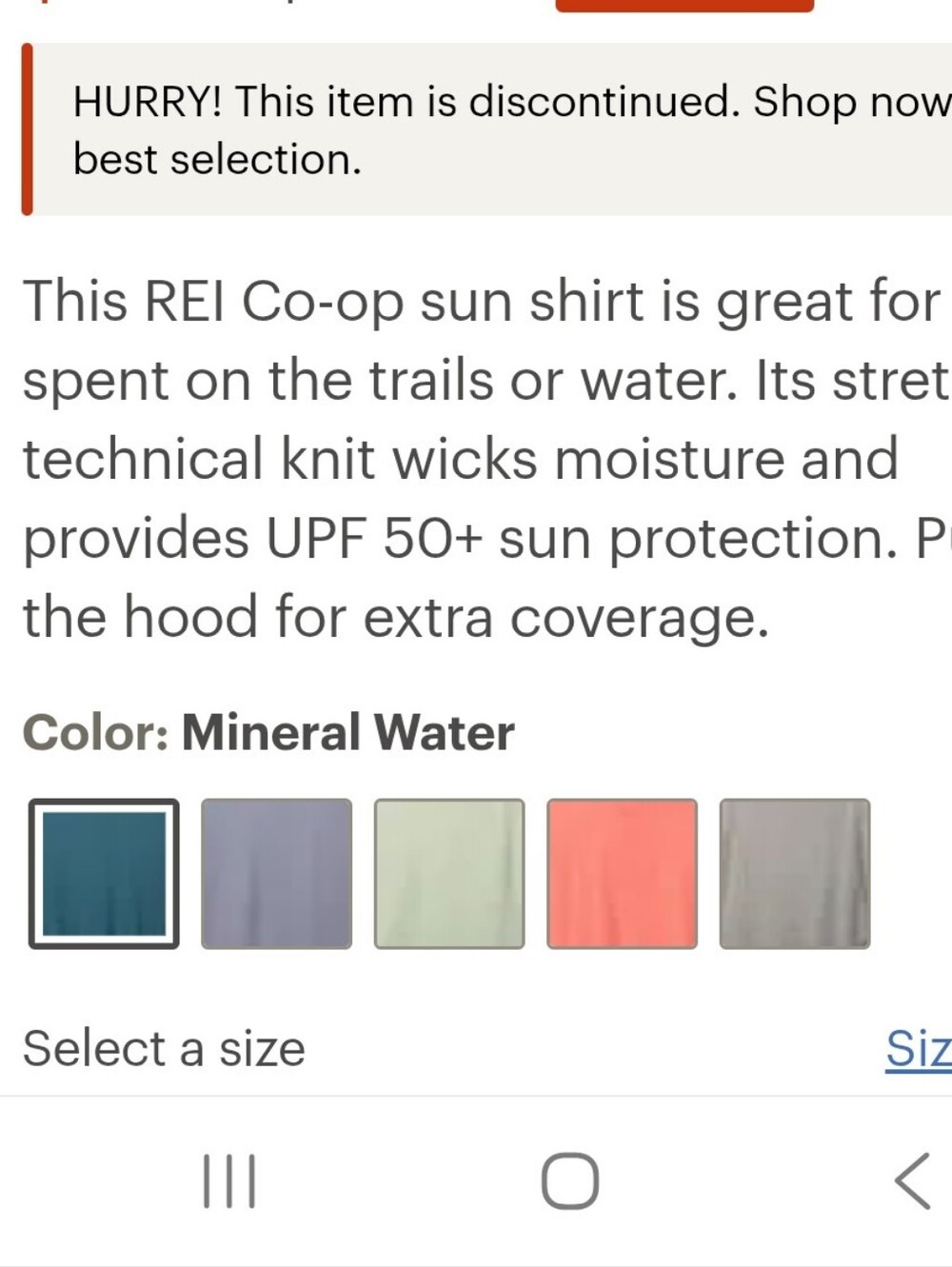 REI Co-op Women's Heathered Rose Womens Hoodie - Picture 6 of 7